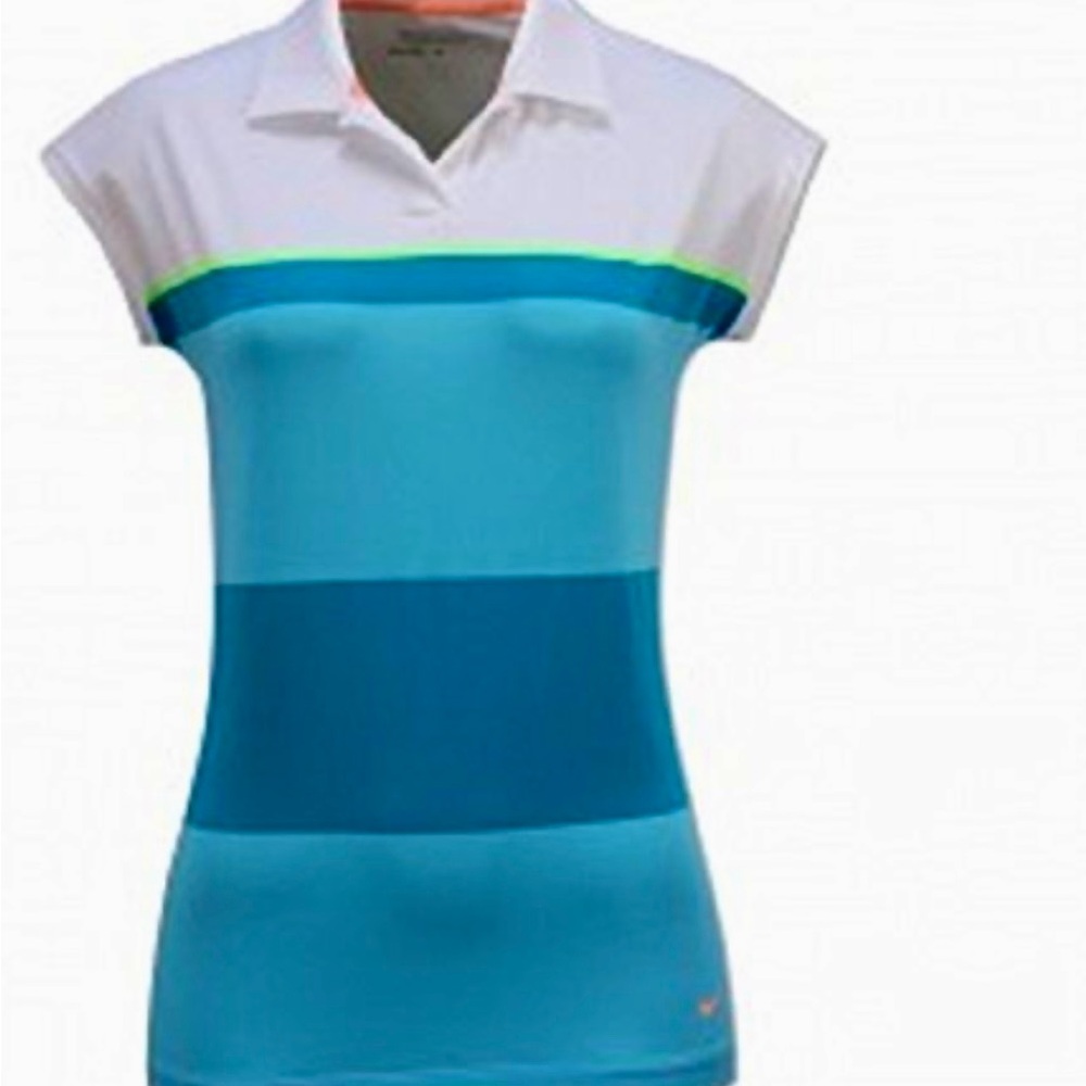 Women’s Nike Striped Golf Tour Performance Top